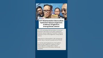 KPK OTT Wamennaker, Muncul Spekulasi Upaya ‘Lingkaran’ Prabowo Singkirkan Orang Dekat Jokowi