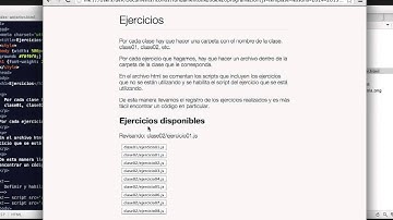 Nuevo documento html para cargar los scripts de las tareas / ejercicios.