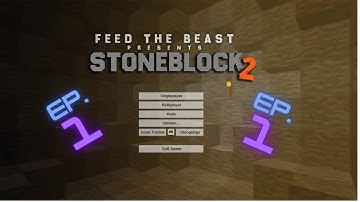 The start of greatness!|Stoneblock 2| Ep1