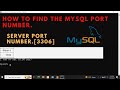 How To Find MySQL Server Port Number ? | Find MySQL Port Number In MySQL Command Line. | In Windows