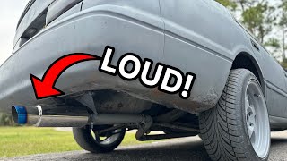 Evil Energy muffler install on 1999 Toyota Camry