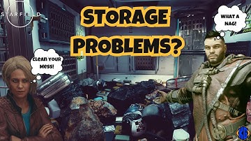 Starfield - How to deal with INVENTORY and how to get INFINITE STORAGE