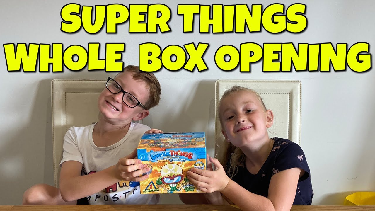 Super Things Power Of The Machine Whole box opening