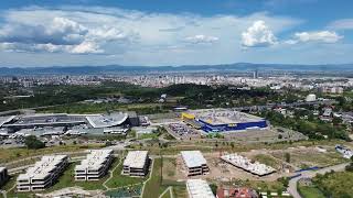 Sofia Drone Video 4k - Ring Mall, IKEA, River Park