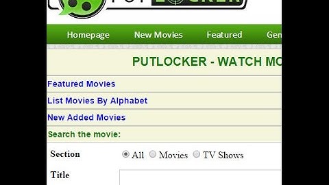 How to fix putlocker error