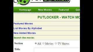 How to fix putlocker error