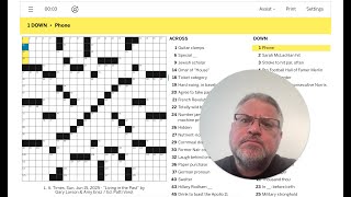 This one makes me tense... LA Times Sunday Crossword by Gary Larson and Amy Ensz