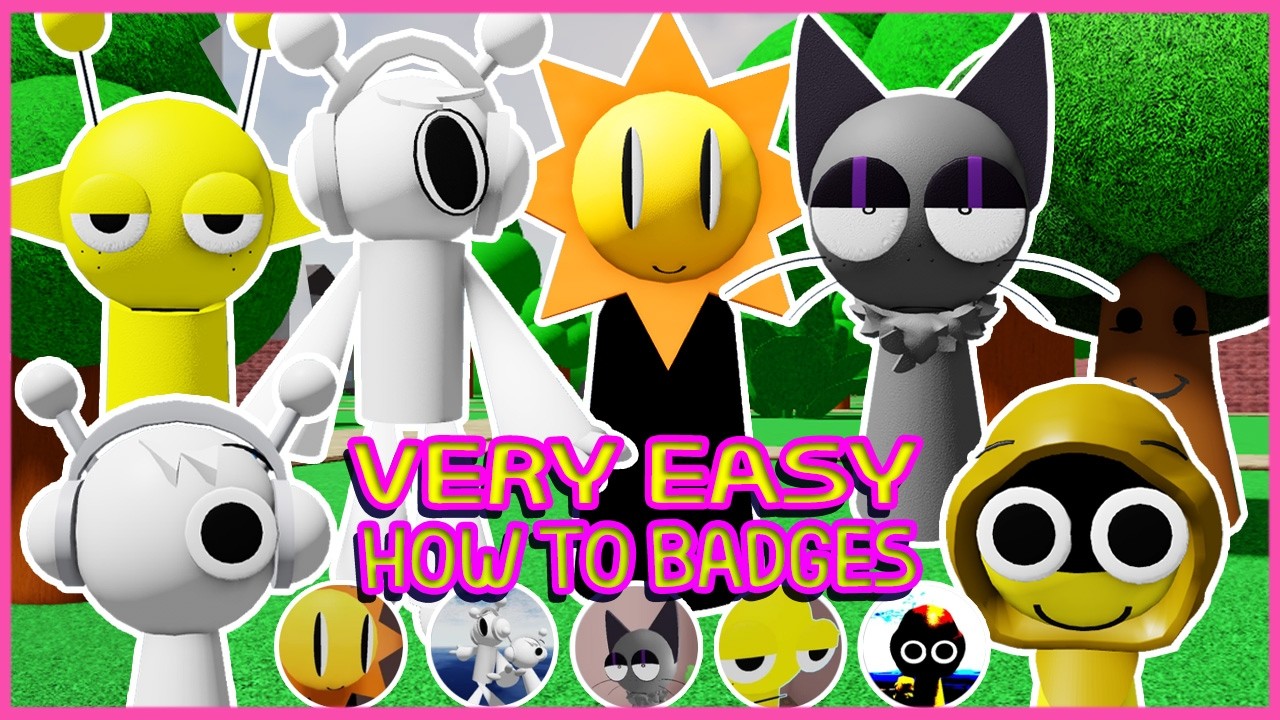 Roblox Update - How to get 5 Badges in 3D Sprunki Roleplay