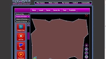 Create your own game sploder games