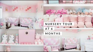 NURSERY TOUR AT 6 MONTHS OLD! TWIN GIRLS SLMissGlamVlogs