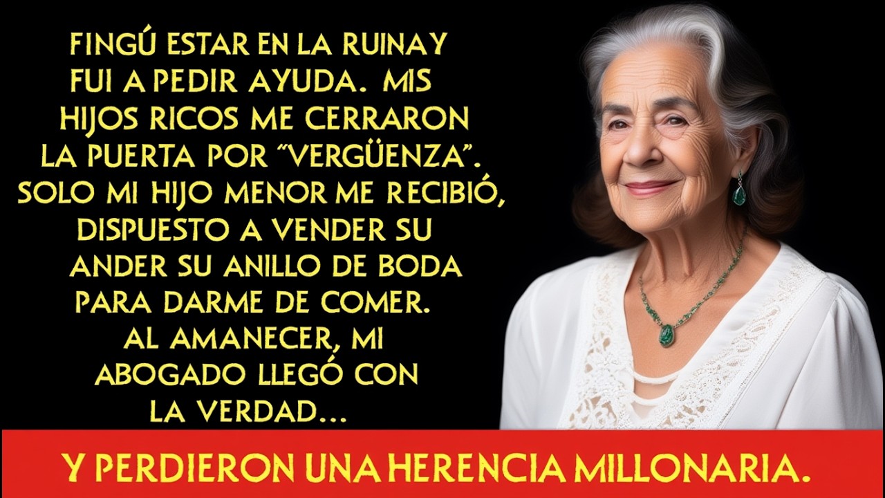 Madre Millonaria se Viste de MENDIGA para Probar a sus Hijos: El Resultado te Hará Llorar