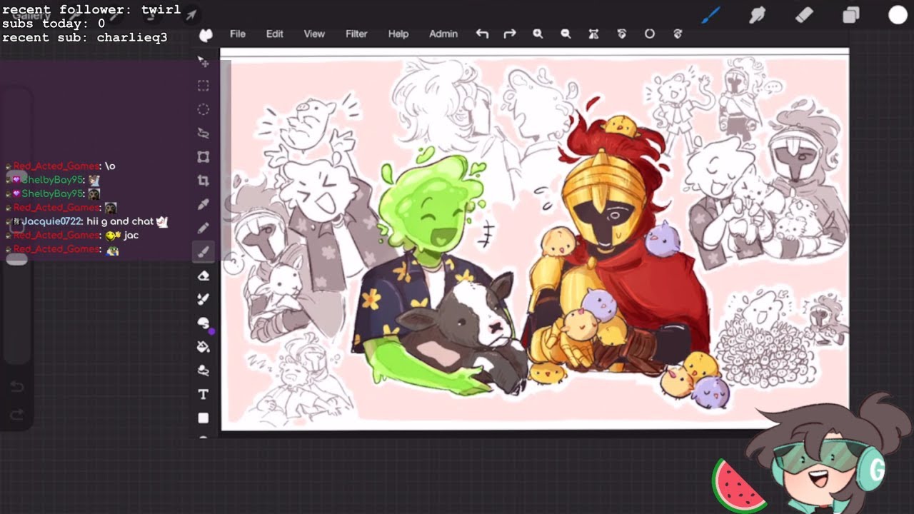 ✨ drawing minecraft, what's new ✨🍉