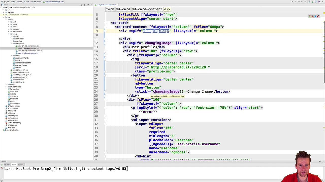 Angular with Firebase part 62 of 70 - Switching to change image in ...