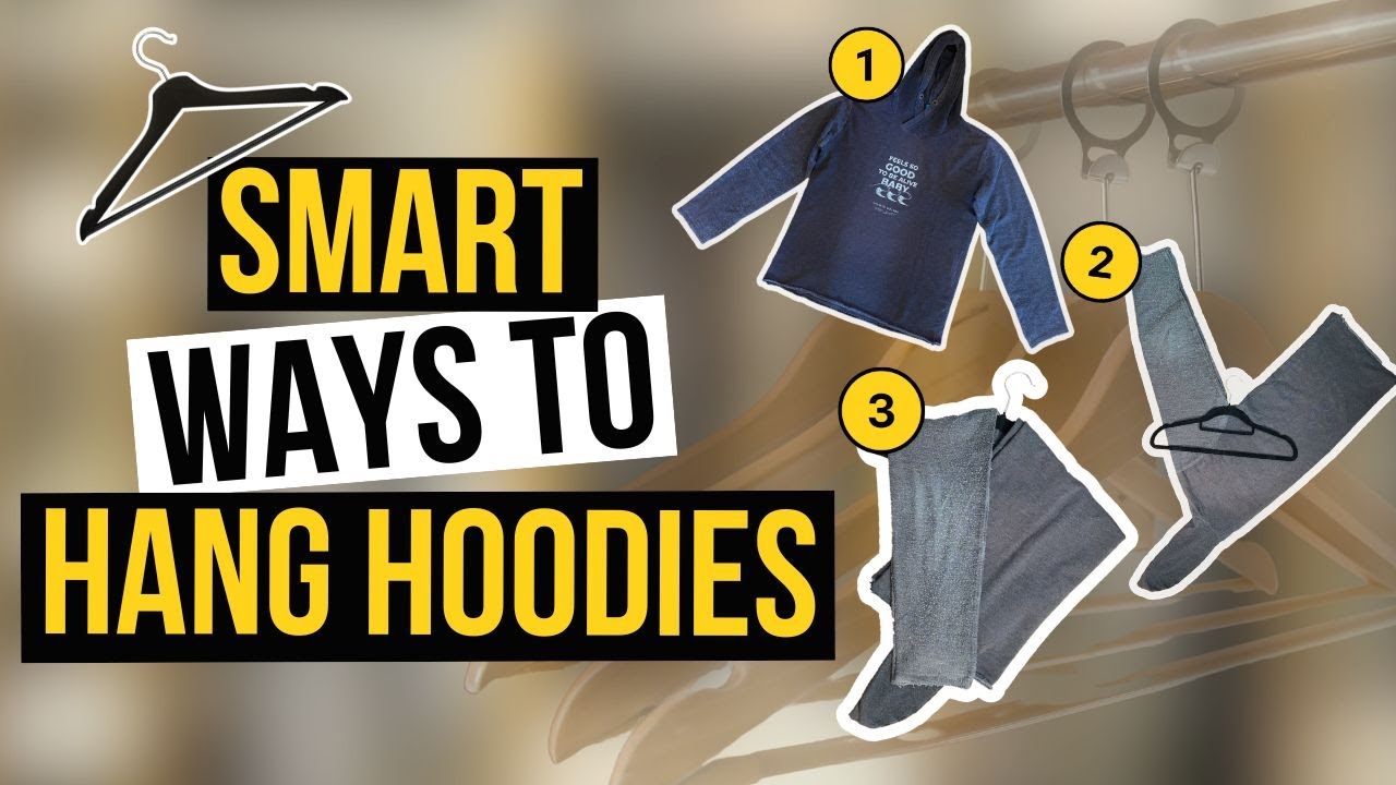 3 Clever Ways to Hang Hoodies (to Avoid Piling in Shoulders) YouTube