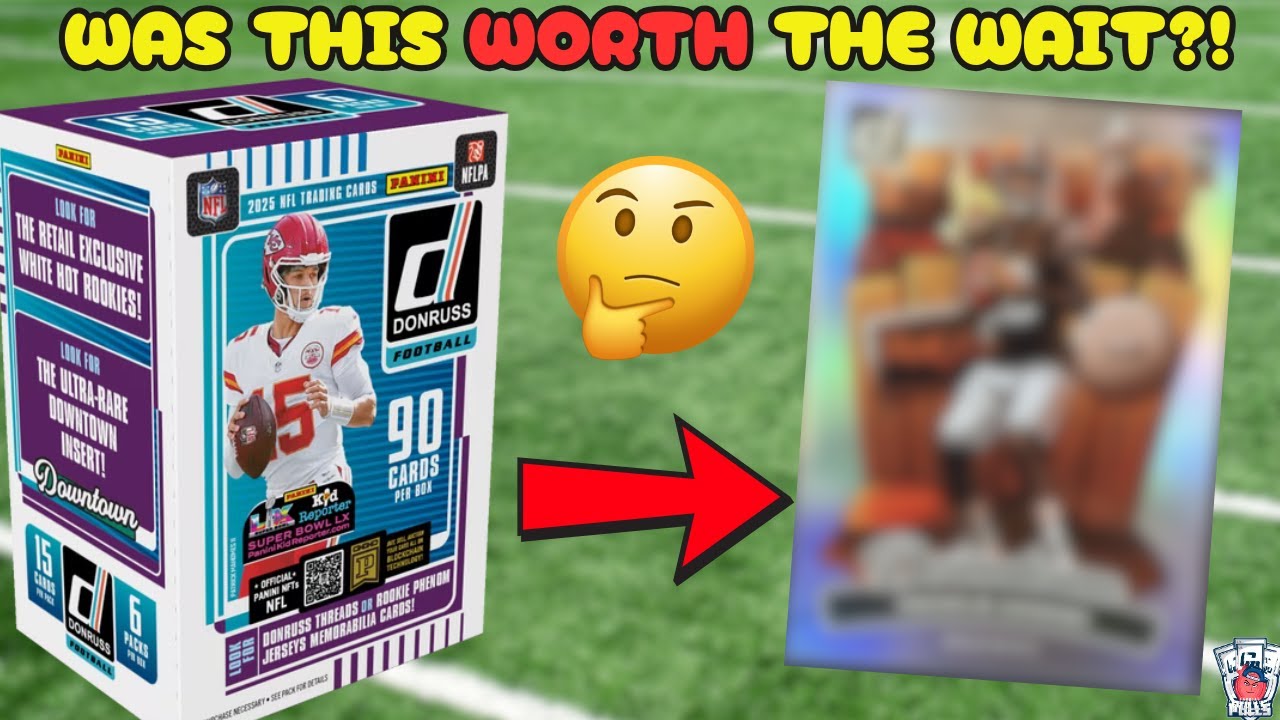 We FINALLY Got Our Hands On 2025 Donruss Football Blasters!