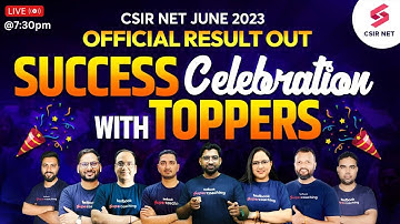 CSIR NET June 2023 Result Out | CSIR NET 2023 Result Celebrations With Toppers | CSIR NET Result