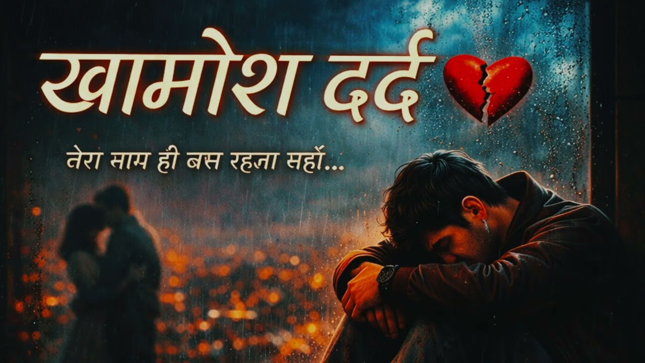 Khamosh Dard | Emotional Heart Touching Sad Song |Broken 💔 Heart Song | One Side Love | Painful 