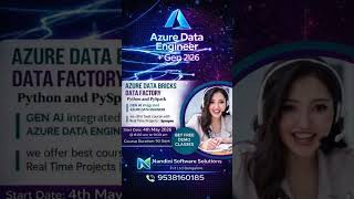 Azure Data factory(ADF) , Azure Data bricks(ADB), Azure Synapse, Python ,PySpark and Azure SQL