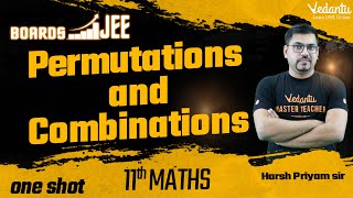 Permutations and Combinations in One Shot | Boards to JEE | JEE 2023 | Harsh Sir | @VedantuMath