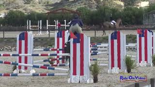 007S Gina Economou on Cooley By Design Intermediate Show Jumping Galway Downs Feb. 2024