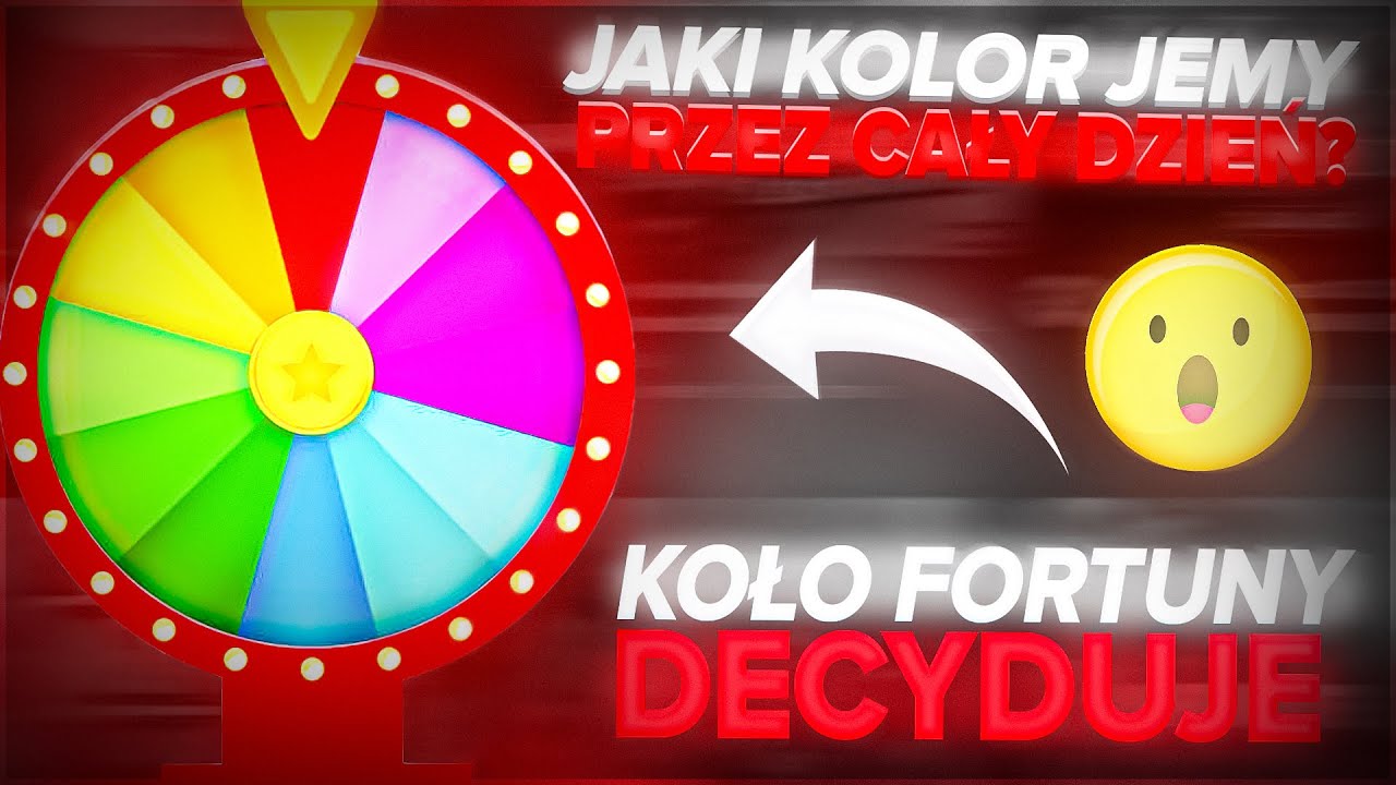 KOŁO FORTUNY DECYDUJE KOLOR KTÓRY MOŻEMY JEŚĆ - YouTube