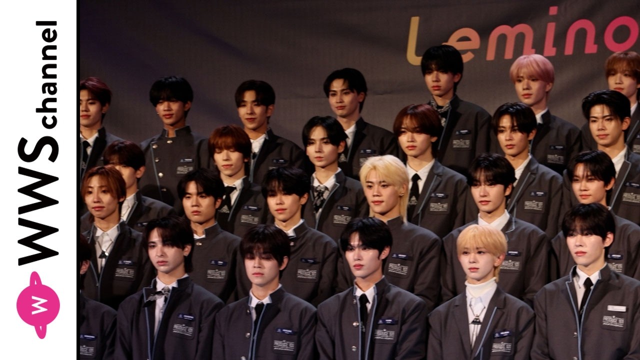 Produce 101 Japan New World] Trainees appear in school uniforms