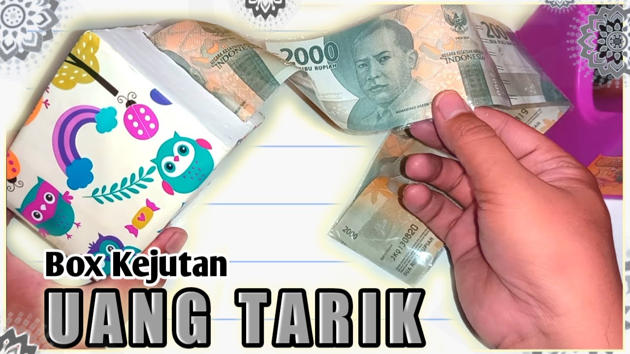 Surprise! Cara Membuat Box Kejutan Uang Tarik | DIY SURPRISE Pulling Money in a Box