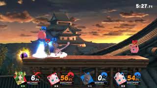 Palutena & Jigglypuff VS Mewtwo & Jigglypuff: Super Smash Bros Ultimate