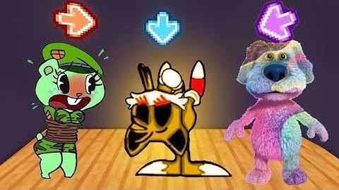 FNF Character Test | Gameplay VS Playground | VS Talking Ben | VS Tails.EXE Spinning | VS Flippy