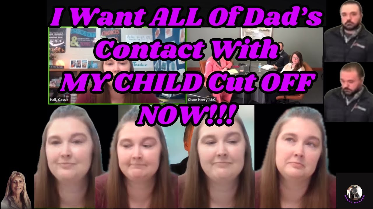Smug Scheming Mother Won't Allow Dad To See HER Son! She Collects Dirt On Him On A Google Drive!