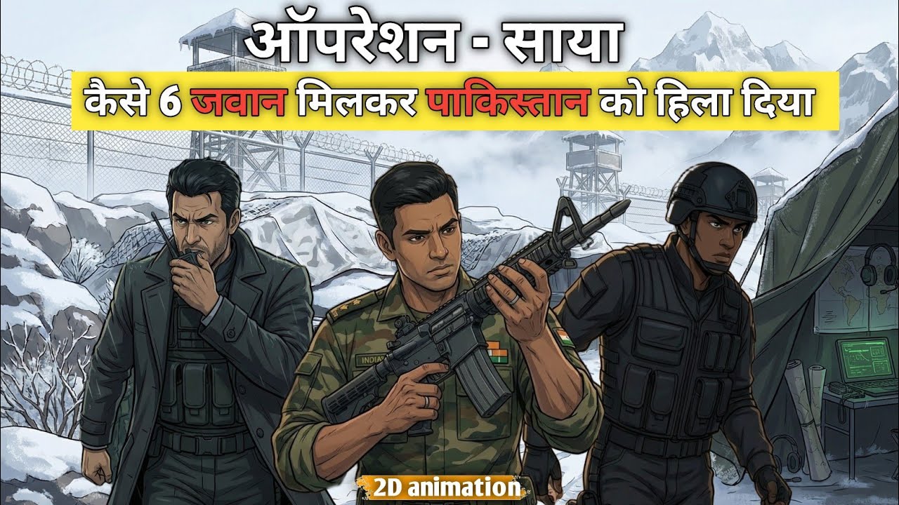 Kaise 6 Jawan Milkar Pakistan Ko Hila Diya | operation - Saya | Animation Documentary 2D 