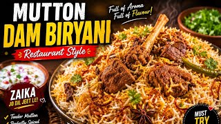 500g Mutton Se 1kg Rice Ki Zabardast Dum Biryani 😍 | Mutton Dum Biryani |Details in Description 👇 screenshot 3