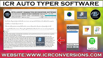 Notepad Converter Software For RT++   | Image To Notepad Converter Software | Data Entry  Auto Typer