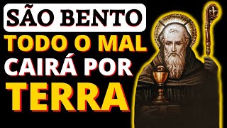 Summoning to St. Benedict to eliminate envy, pests and curses, all evil will fall apart