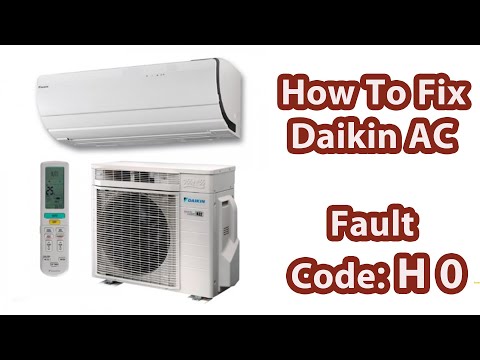 How to fix daikin air conditioner error code H0?