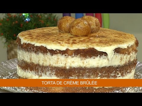 Vídeo: Torta De Creme Brulee