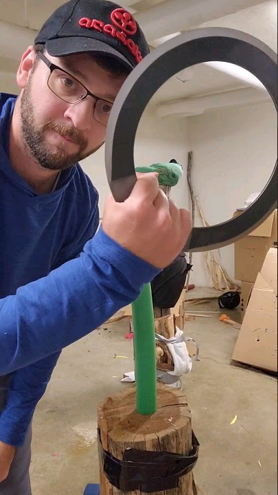 Quick Chakram test. From @AdamCeladin . #weapons #test #sharp #cuttingskills #history