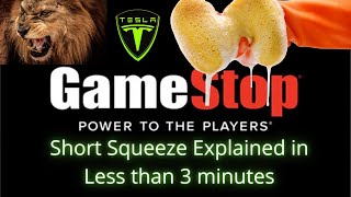 GameStop Short Squeeze Explained Less than 3 mins