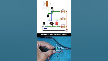 How to AC line detector circuit #electrical #electronic #elecric #shorts #diy