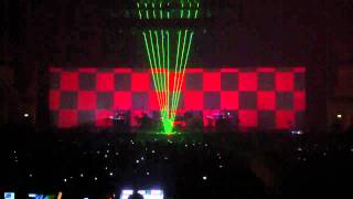 Laser Harp Jean Michel Jarre (Live in Cardiff 06/10/10)