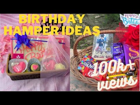 How To Make Hamper Box At Home |Handmade Birthday Gift Ideas | tutorial ...