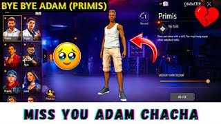 BAD NEWS FOR FREE FIRE PLAYERS 😢 | ADAM CHARACTER REMOVED | BYE BYE ADAM screenshot 3
