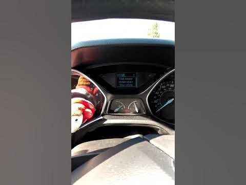 Ford focus 2012 SE. High temperature warning. Stop safely - YouTube