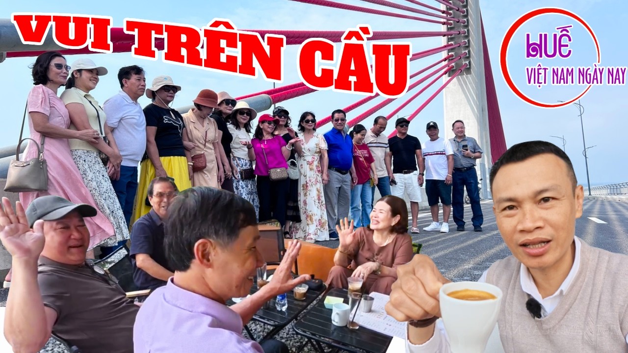 Thời điểm HOT quá! Người xa phương về hát vang trên Cầu vượt cửa biển Thuận An dịp lễ cầu ngư 2026