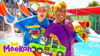 playing sink float blippi watepark