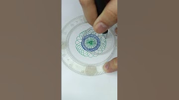 Spirograph ASMR Art | Satisfying Spiral Patterns for Relaxation! #shorts #art #spirograph #trending