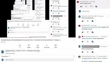 Numberblocks And Alphablocks Crossover Intro / YouTube Comments Edition 16!!!!