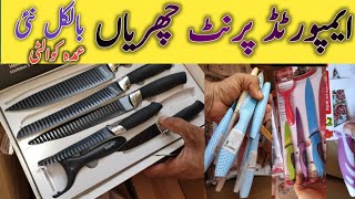 Knife Set For Kitchen | Different types of Knives | Best Knife Collection 2024 | Sher Shah Karachi