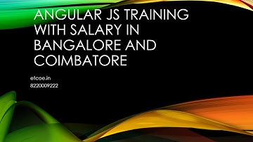 Angular JS Training with salary in Bangalore and Coimbatore-etcoe.in