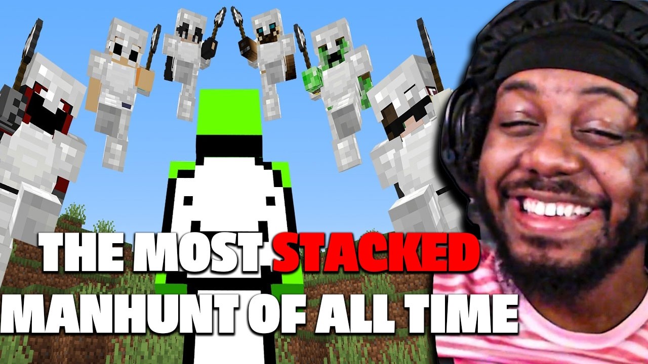 DREAMS BEST Manhunt PERFORMANCE! | Minecraft Speedrunner VS 6 Hunters